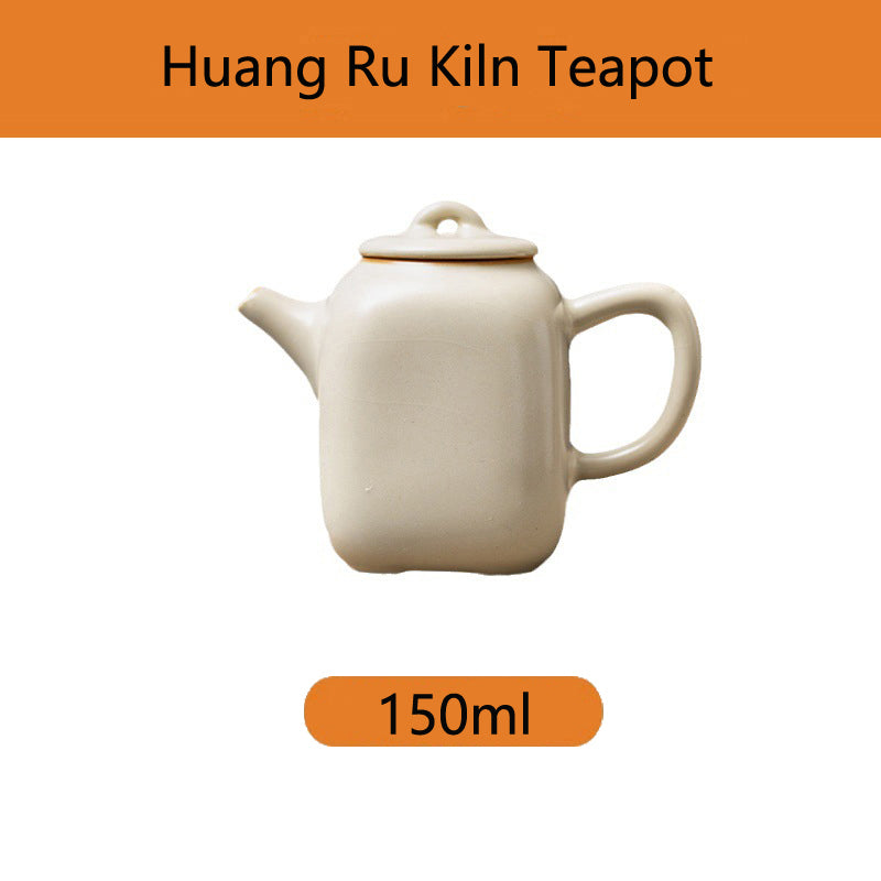 Ru Kiln Pot Kung Fu Black Tea Brewing Single Pot