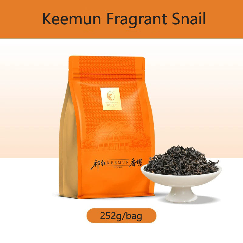 Keemun Fragrant Snail Chinese Black Loose Leaf Tea 252g